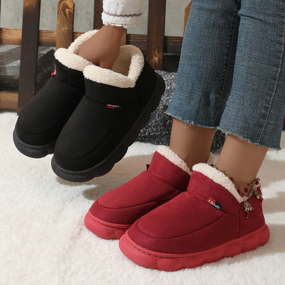 Zapatillas de Algodón Acogedoras y Suaves para Hombres y Mujeres