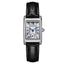 Montre à quartz avec bracelet en acier carré élégant pour femmes