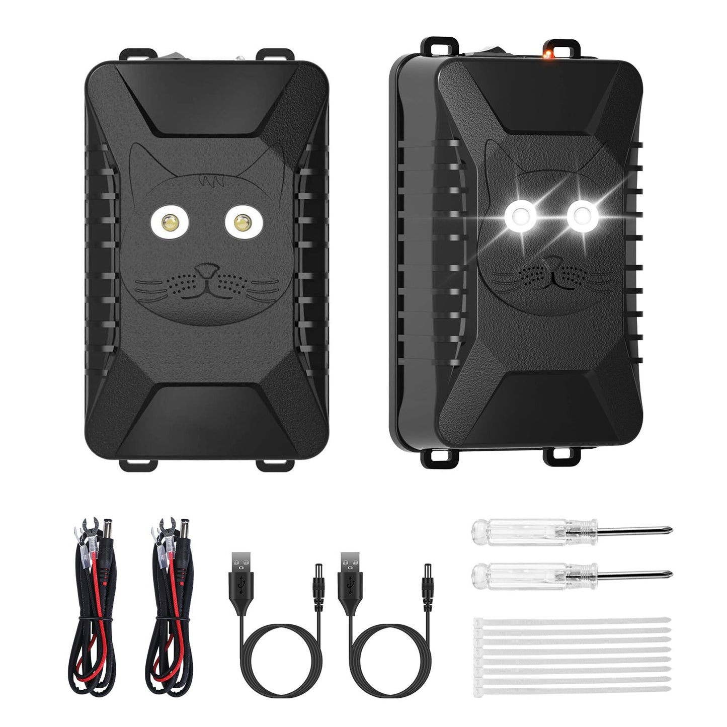 Gbruno Ultrasonic Rodent Repellent - 2 Pack for Home & Garage