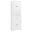 Elegant Tall Bathroom Cabinet with Ample Storage Space