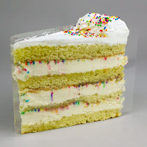 Acetate Cake Slice Wrappers - Various Sizes