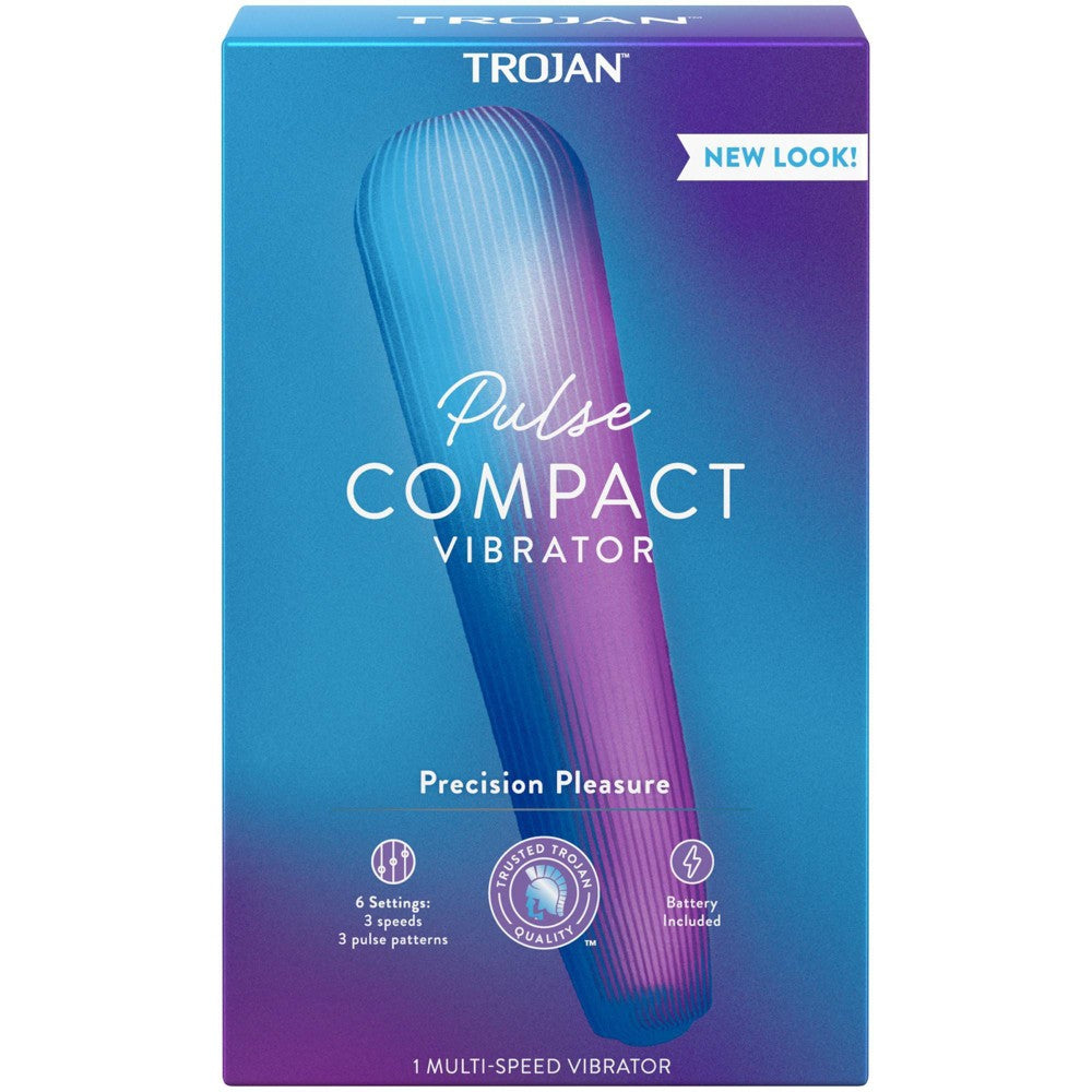 Masajeador Vibrante Intimo Trojan Pulse - 1ud