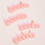 New wearable nail gradient glitter manicure patches almond-shaped nails fake nail patches - Korvel