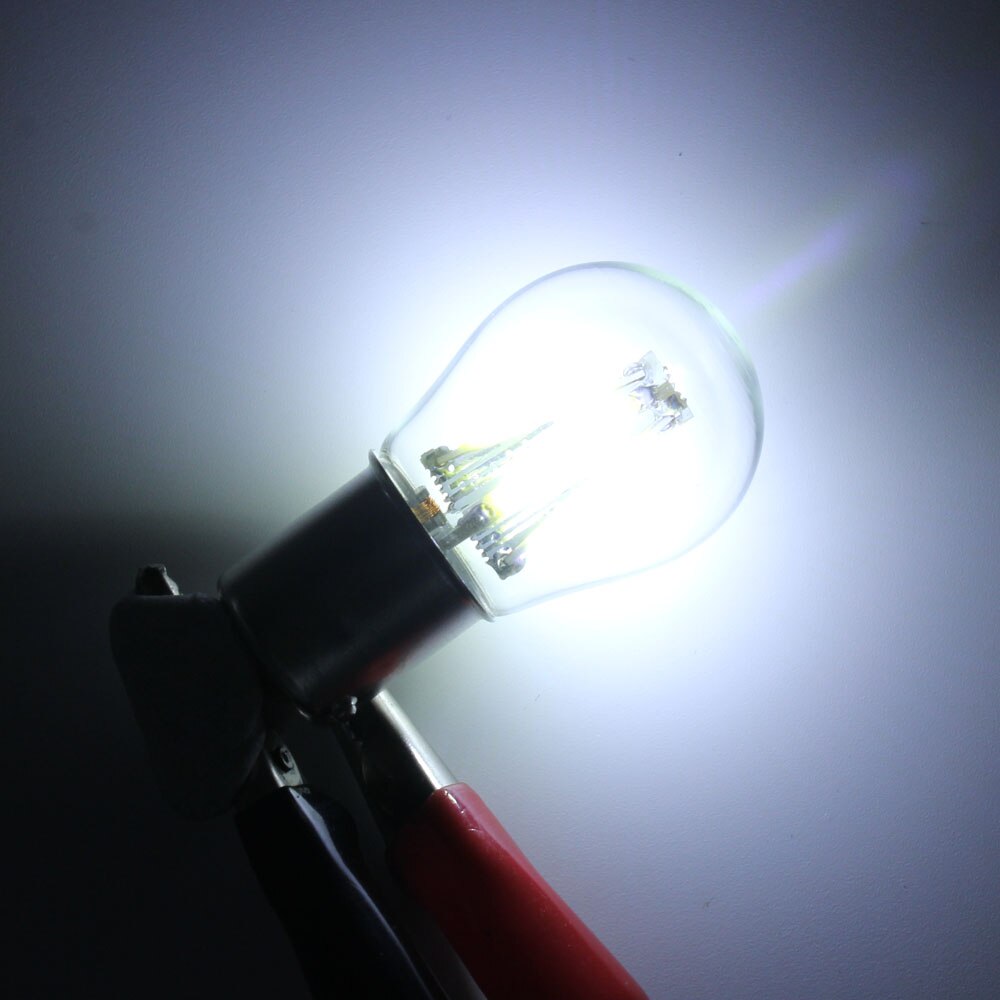 1pcs 1156 P21W BA15S 1157 BAY15D COB LED Filament Chip Car Brake Lights Auto Reverse Bulb Parking Lamp 12V Red White Yellow - Korvel