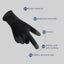 3/5mm Thick Kevlar Diving Gloves. Scratch-proof, for fish hunting, deep dive, spearfishing & skiing. - Korvel