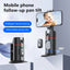 P02 Auto Face Tracking Stand 360 Rotation Phone Holder Desktop Tracking Gimbal Stabilizer Tripod for Live Vlogging Video - Korvel