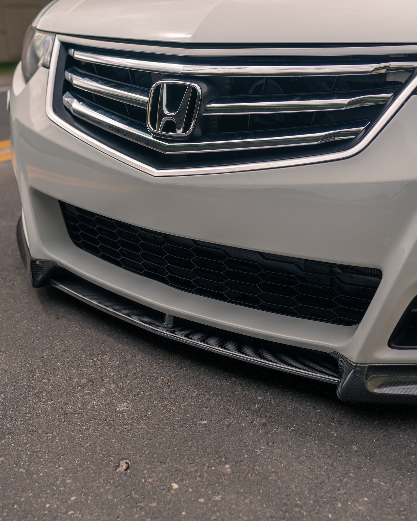 Spdz1 Modulo Carbon Fiber Front Lip for 2009-2014 Acura TSX - Korvel