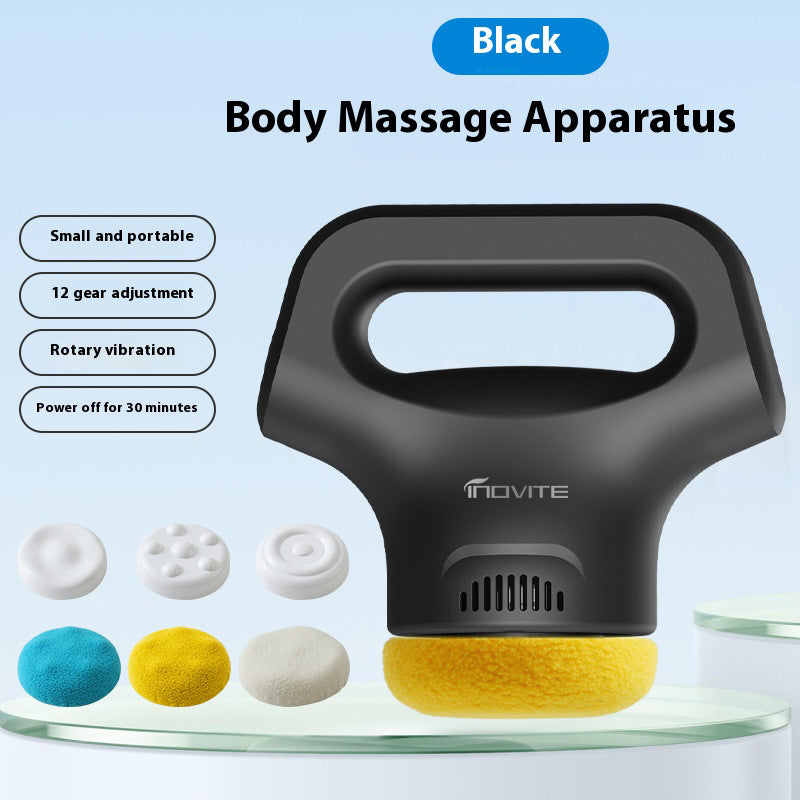 Fat pushing machine, handheld portable massager, massage stick, neck, waist, shoulder kneading, fascia gun, body beauty device - Korvel