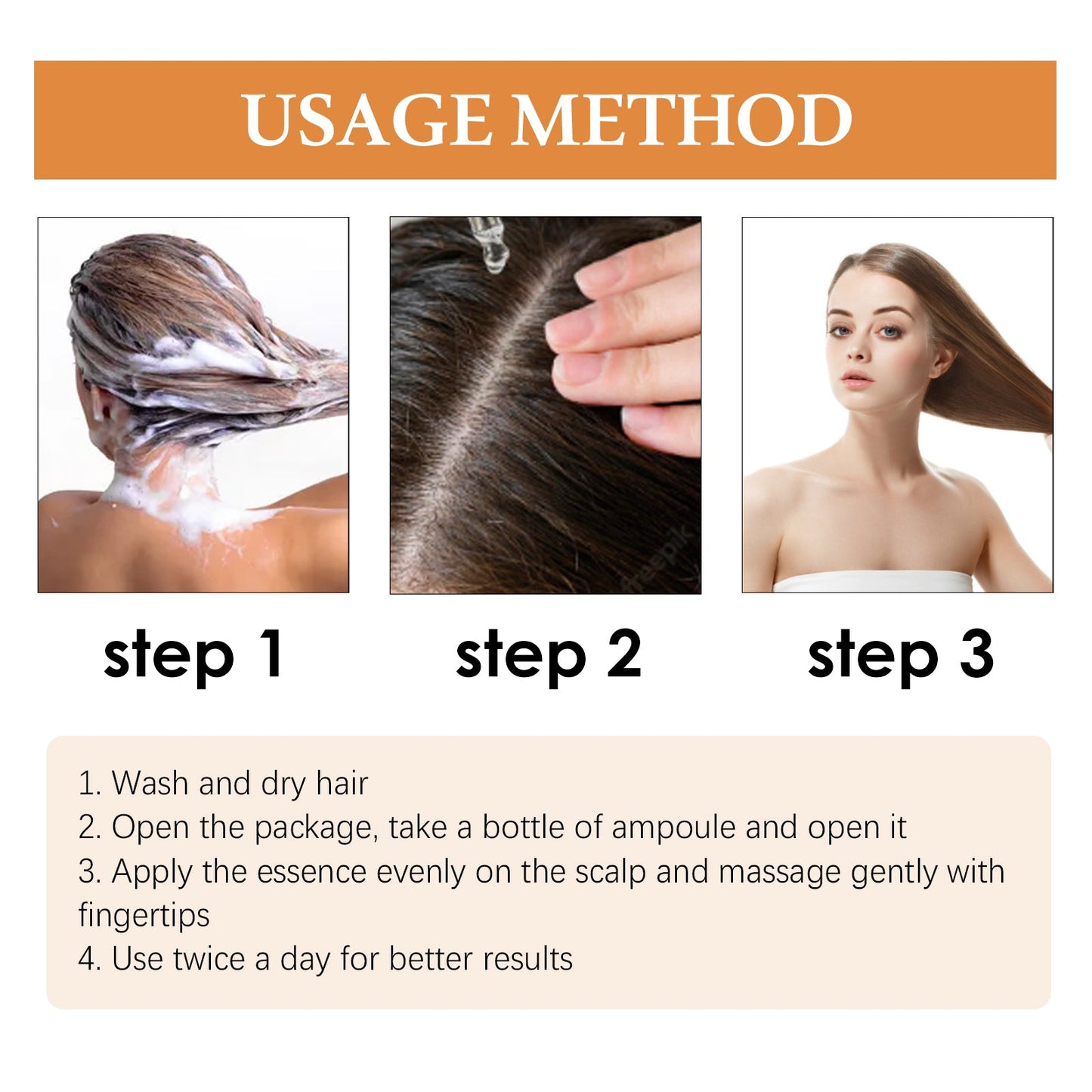 Ampolla Fortalecedora de Cabello Mypa para Cabello Más Grueso