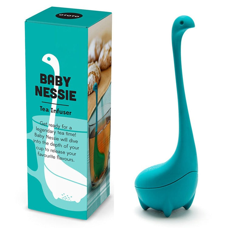 Water Monster Silicone Tea Filter Tea Glass Nice Lake Water Monster Tea Brewer - Korvel