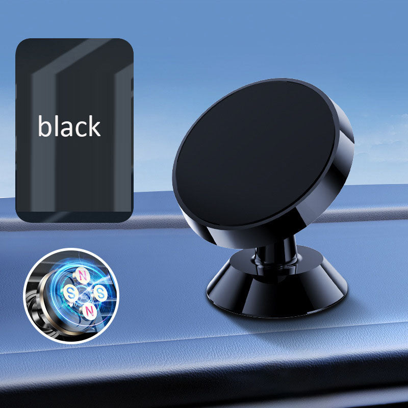 Car mounted mobile phone holder, fixed navigation, magnetic suction, automotive supplies, suction cup universal support, instrum - Korvel