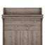 Hall tree with storage desk, entrance desk with drawers and 5 hooks, display rack,Oak - Korvel