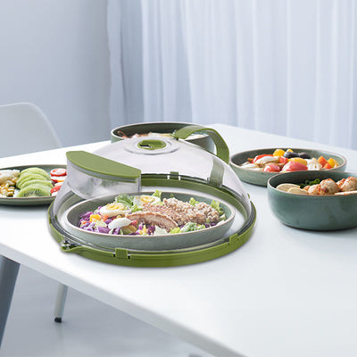 Premium 10-Inch Microwave Splatter Cover with Handle