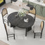 TREXM 5-Piece Retro Dining Set with Expandable Table & Chairs