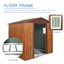 6ft x 6ft Premium Outdoor Metal Storage Shed with Window