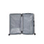 Luggage Set 4 pcs (20"/24"/29"/Travel Bag), PC+ABS Durable Lightweight Luggage with Collapsible Cup Holder, TSA Lock, Gray - Korvel
