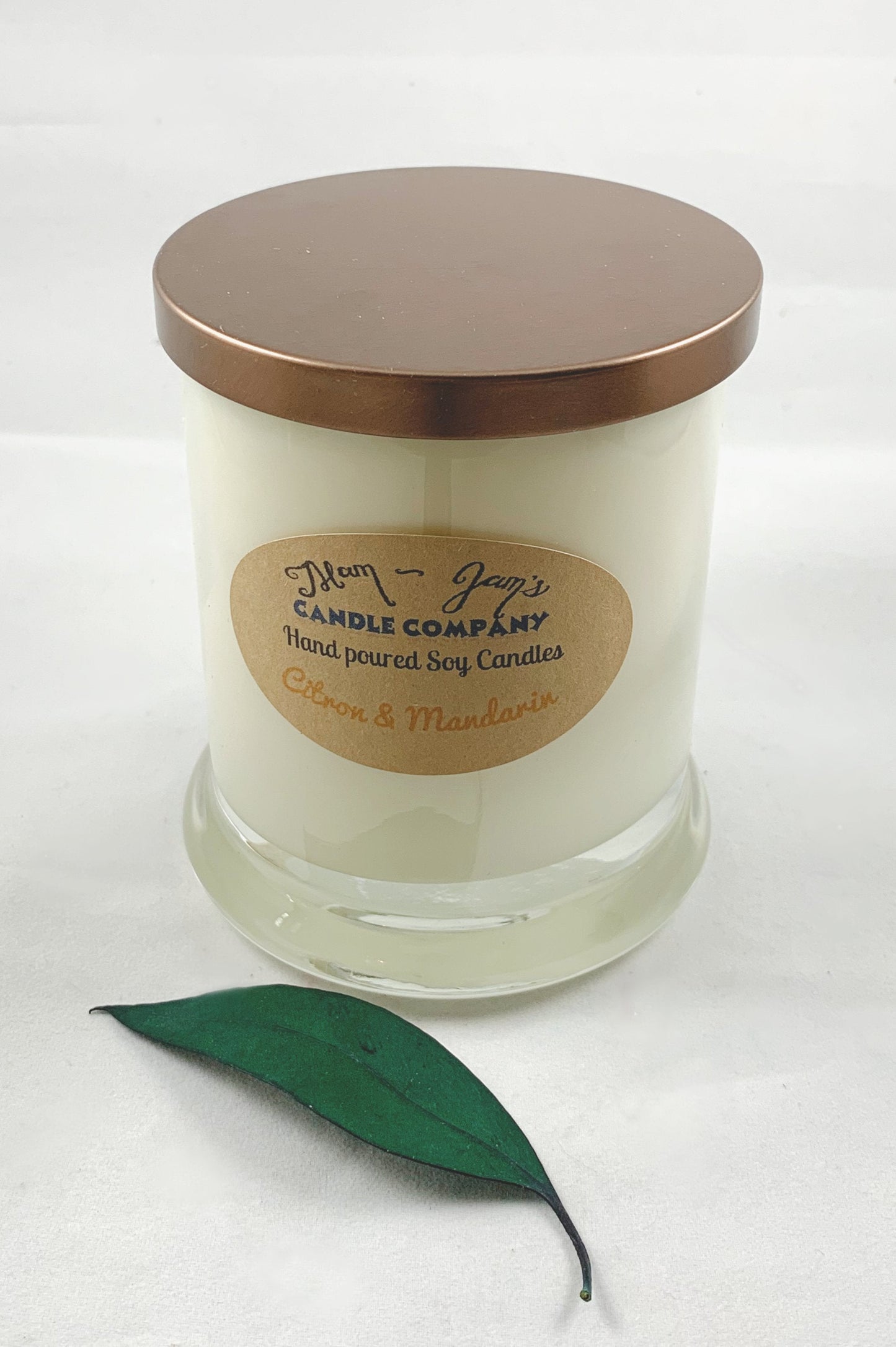 Citron and Mandarin Soy Candle – Bright & Citrus Scent | Mam Jam’s - Korvel
