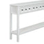 TREXM Rustic Entryway Console Table - 60" Long with Storage