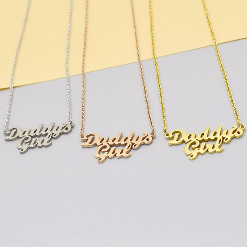 Daddy's Girl Necklace - Elegant Family Jewelry