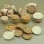 Mango Woven Mango Circular Wooden Handle para Gabinetes