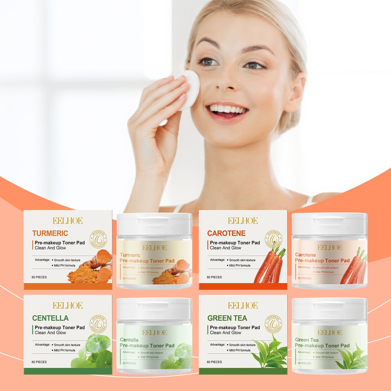 Pre-Makeup Moisturizing Pad, Moisturizing Facial Treatment To Enhance The Base Makeup Effect Gentle And Refreshing - Korvel