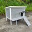 Outdoor Breathable Cat House for Outside Cats,Cat Shelter for Feral Cats with Escape Door,Porch Deck - Korvel