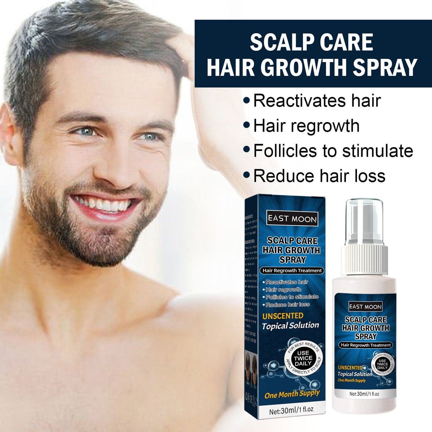 Men's Hair Treatment Spray for Thicker Hair