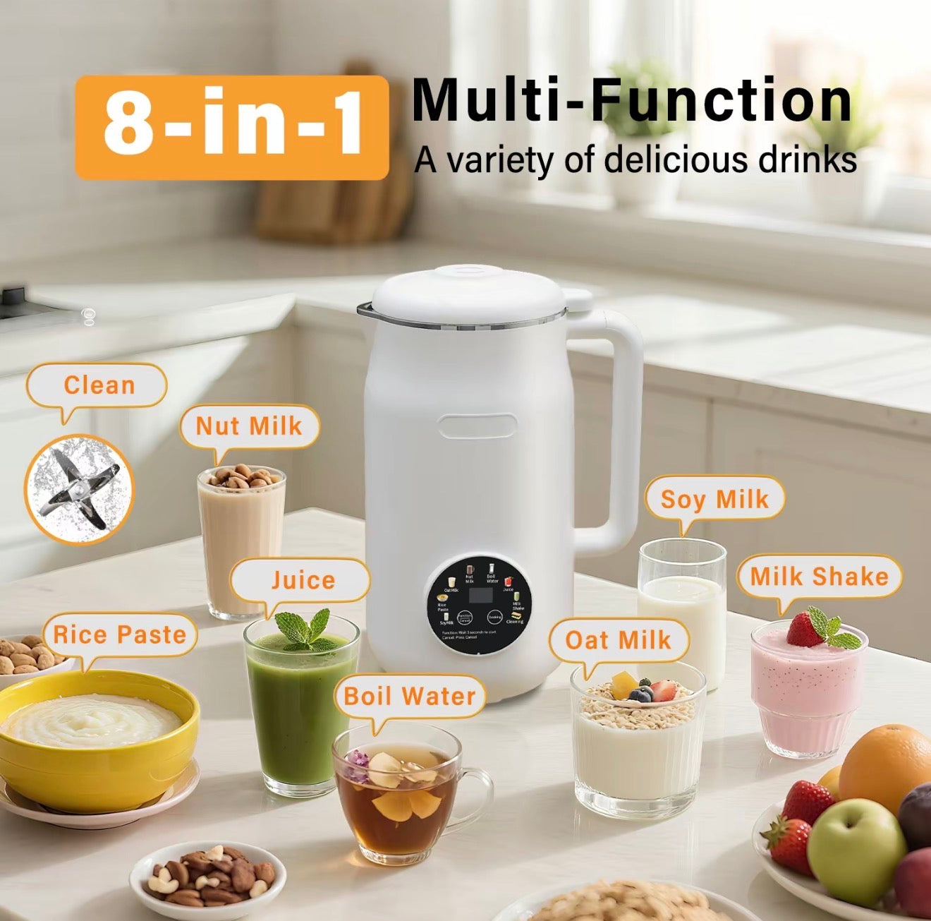 BlendFresh Nut Milk Machine - Premium Plant-Based Beverage Maker