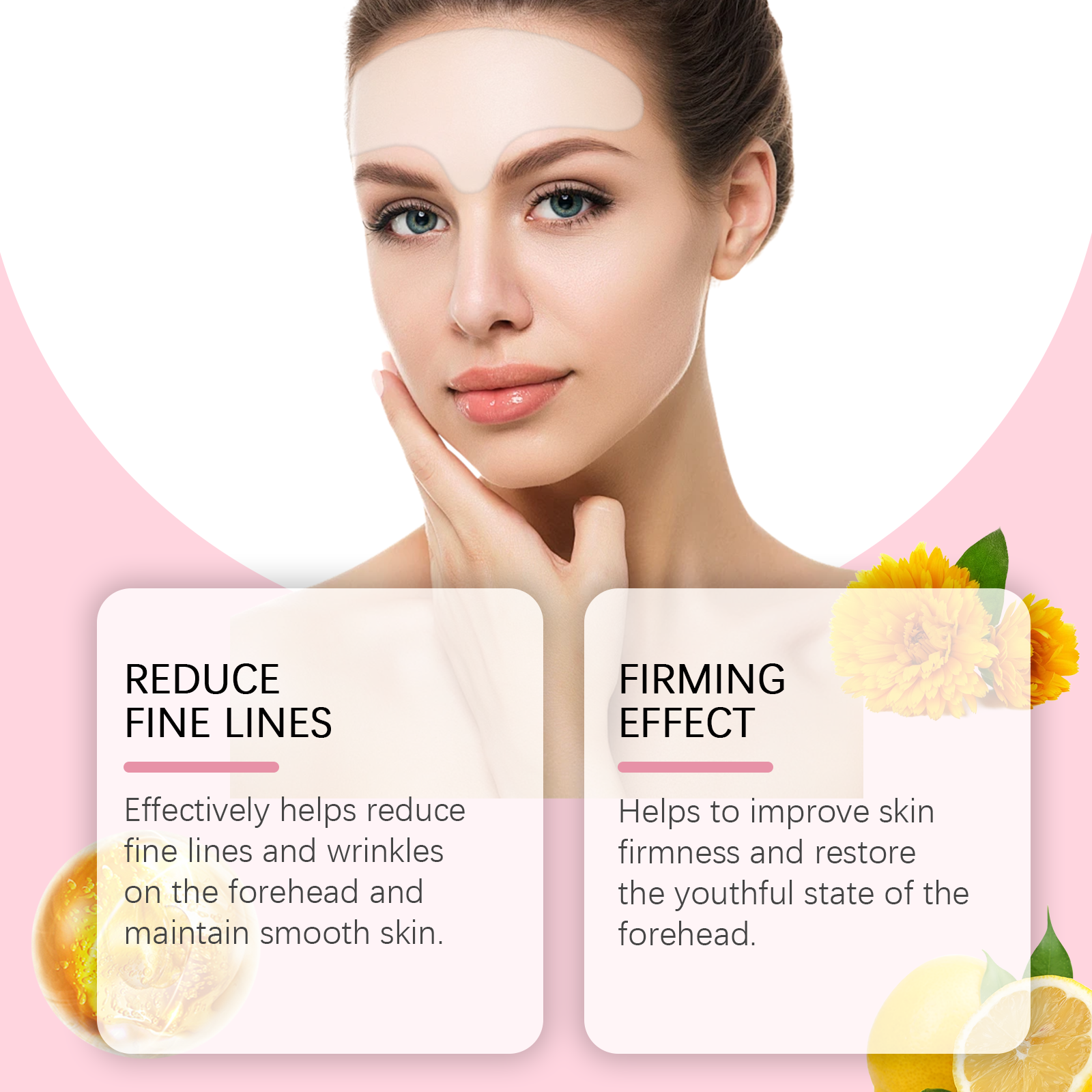 Forehead Patch Lifts, Nourishes, Nourishes, Moisturizes And Reduces Wrinkles - Korvel