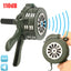 110dB Green Aluminium alloy Crank Hand Operated Air Raid Emergency Safety Alarm Buzzer Home Self Protection Security - Korvel