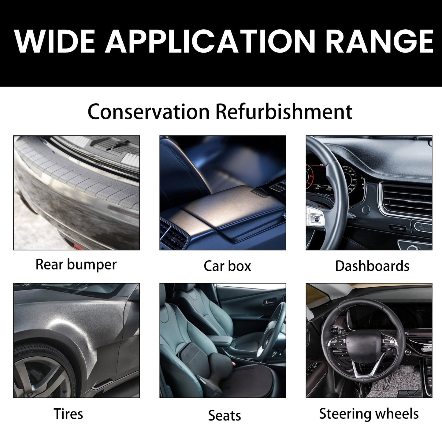 Car Interior Renovation Spray, Seat Interior Instrument Panel Cleaning Decontamination Maintenance Refurbishing Care Agent - Korvel
