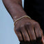 Pulsera de Tenis de Zirconita Baño de Oro de 18K