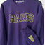 Sweatshirt imprimé violet MARGS avec poignet On the Rocks