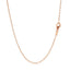 18k Rose Gold Oval Link Chain - 1.5mm