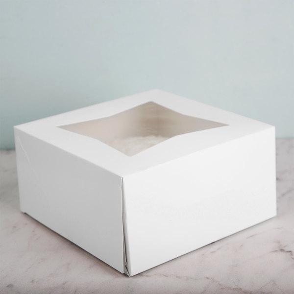 Cake Box - 8x8x4 - Window Box - Korvel