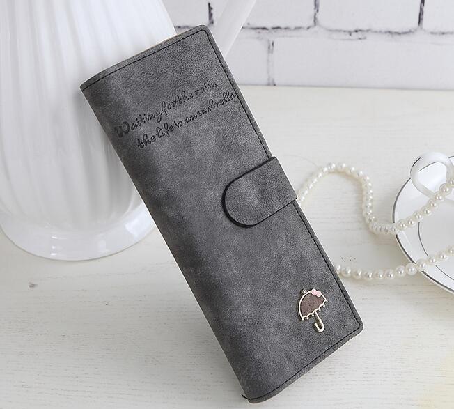 55card women female leather wallet business id credit card holder case passport cover wallets card holder carteira feminina - Korvel
