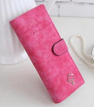 55card women female leather wallet business id credit card holder case passport cover wallets card holder carteira feminina - Korvel