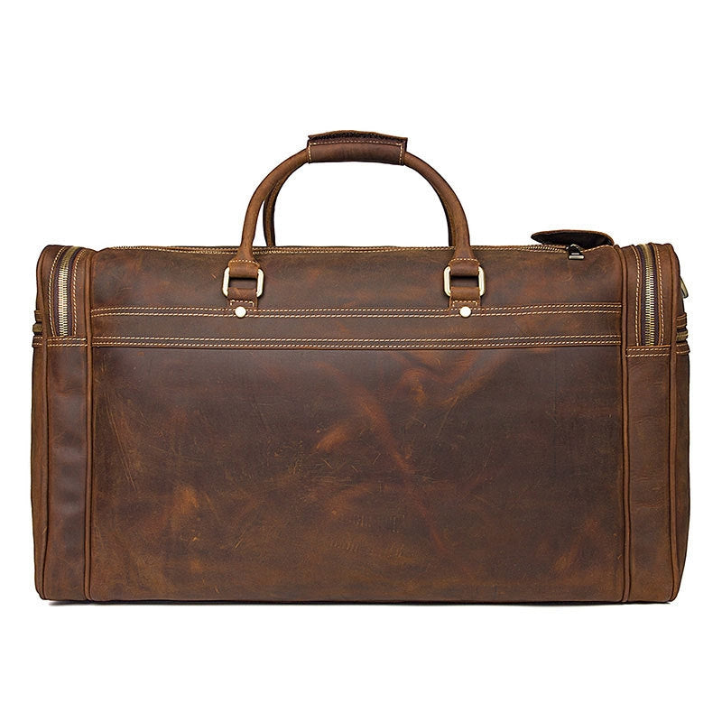 Sac de voyage en cuir Crazy Horse premium
