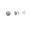 Boucles d'oreilles en diamant noir de 1,50 ct en argent sterling