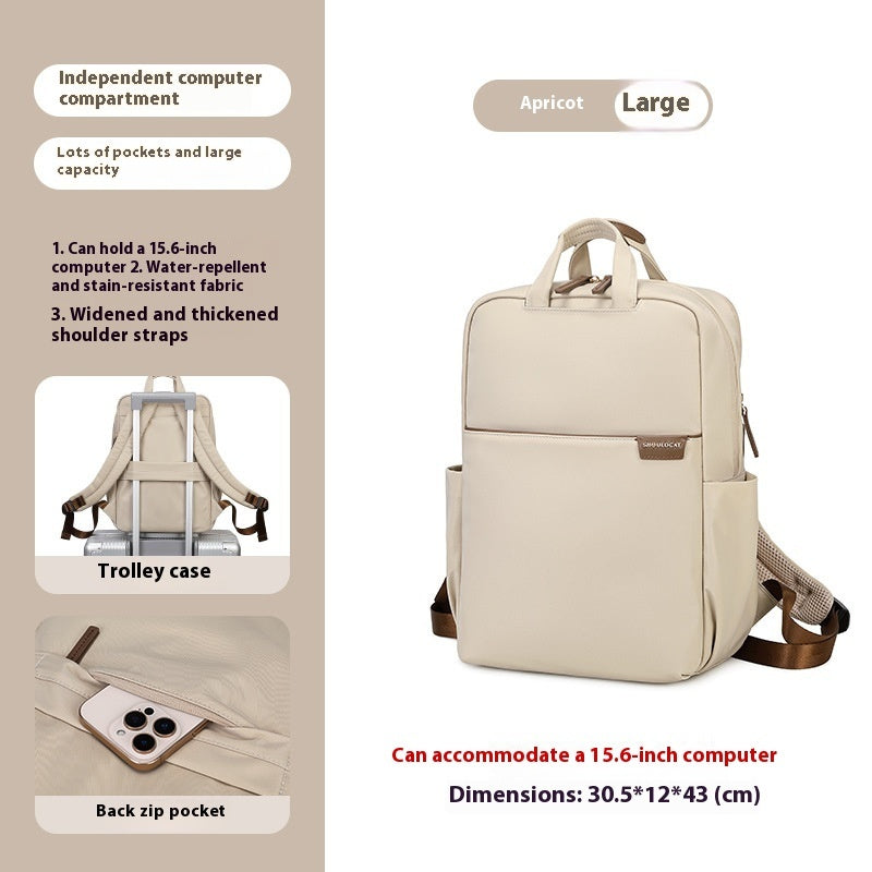 Elegant Canvas Travel Backpack for Women