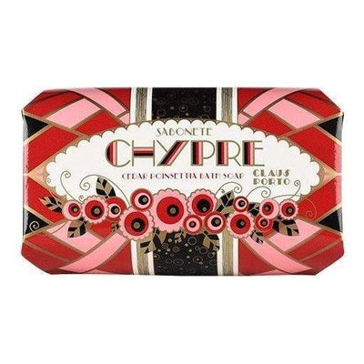 Jabón Mini Claus Porto Chypre Cedar Poinettia 1.7 Oz