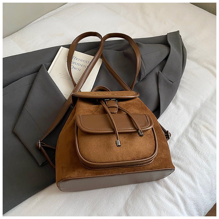 Preppy-Style Commuter Backpack - Vintage Travel Bag