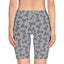Glitch Pattern Women's Bike Shorts - Stylish Cycling Comfort