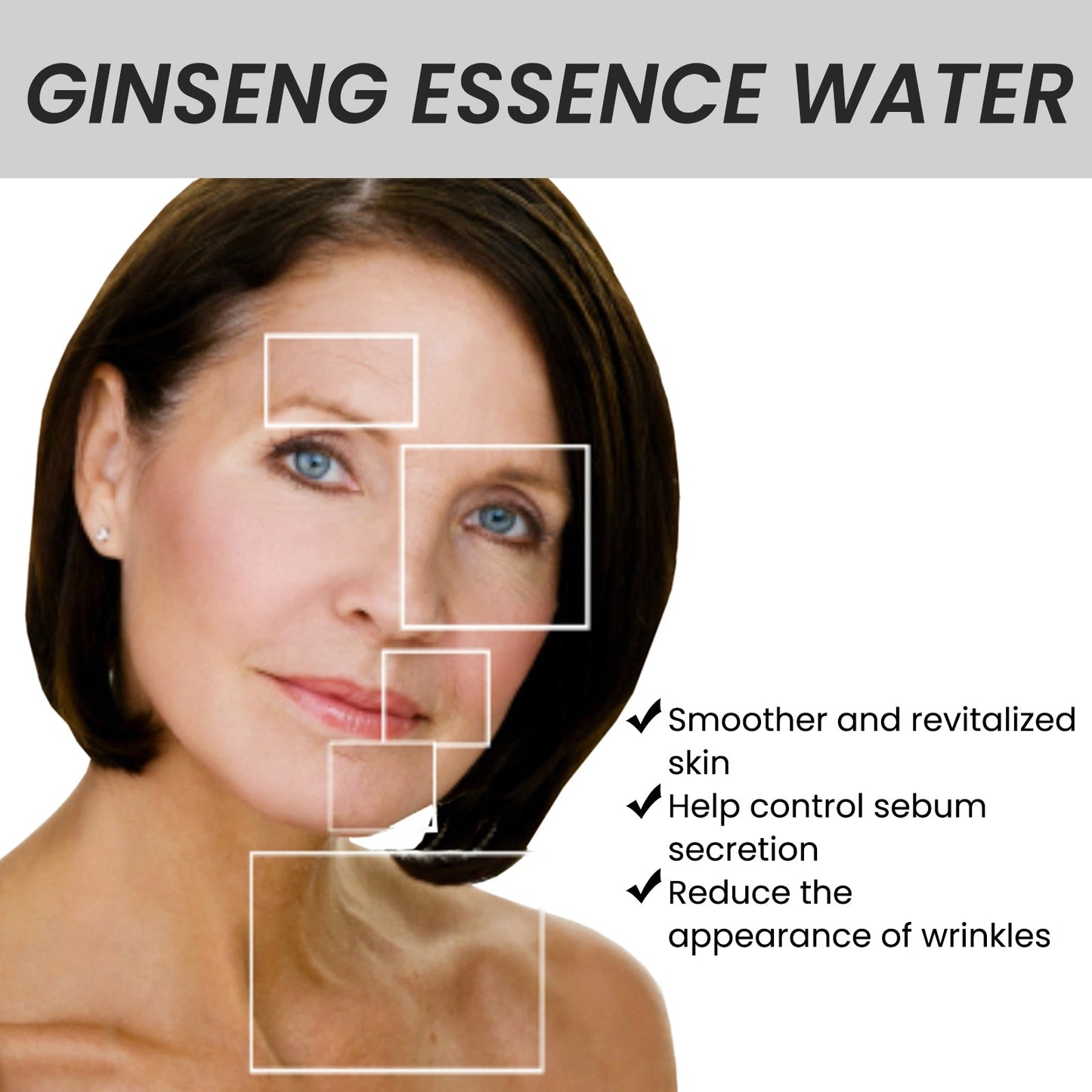 Ginseng Essence Water: Brightens The Complexion, Moisturizes And Repairs Dull Skin, Lightens Fine Lines, And Anti-Wrinkle Serum - Korvel