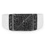 Anillo de Compromiso de Diamante Negro Genuino de 0.35 Quilates en Plata de Ley