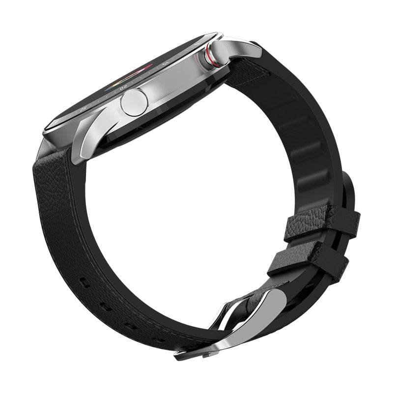 New FG08 1.3 Inch Smart Watch Full Touch Round Screen Display Bluetooth Call  Waterproof  TWS Music Smartwatch for Android IOS - Korvel