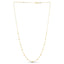 Collar de Perlas de Oro Amarillo de 14k Elegante