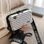PC hard shell toiletry bag 7-inch shoulder crossbody bag hand storage bag suitcase small bag - Korvel