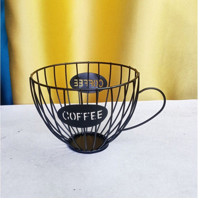 Cofffee Capsule And Tea Bag Holder Black - Korvel