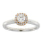 Genuine .62ct Diamond Engagement Ring in 14KT Two-Tone Gold